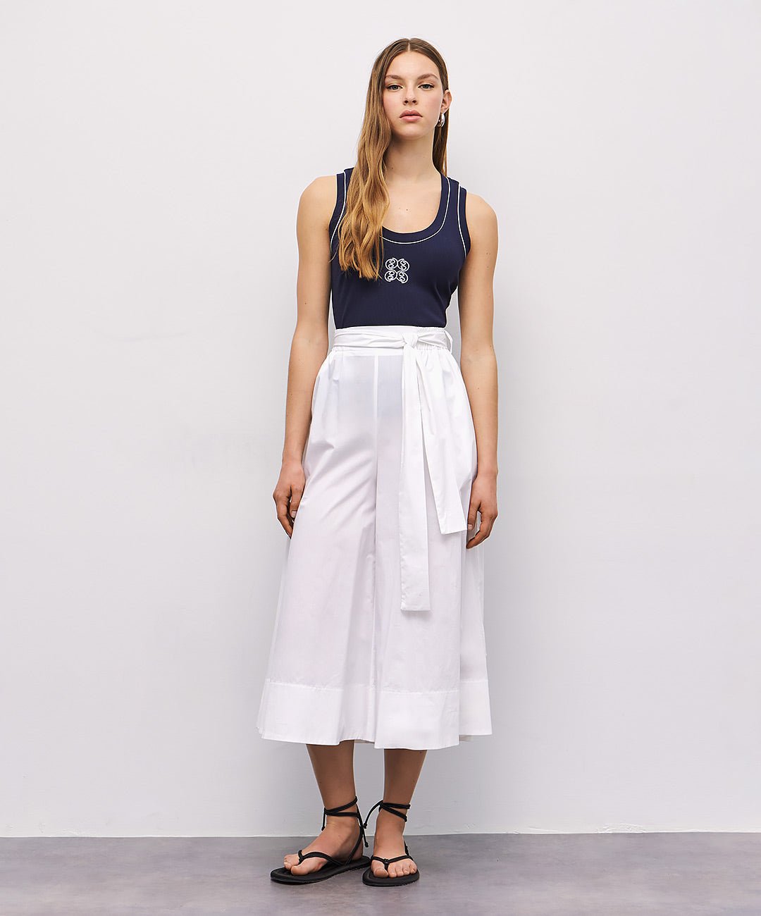 Τοπ ριπ με κέντημα Access Fashion - A Collection Boutique