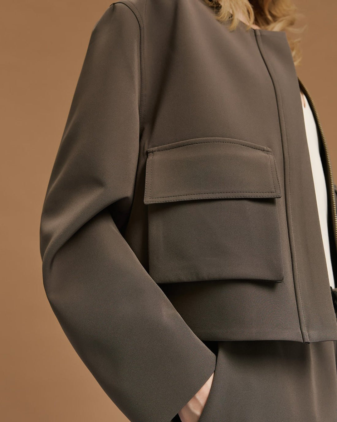 Τζάκετ κοντό με τσέπες Access Fashion