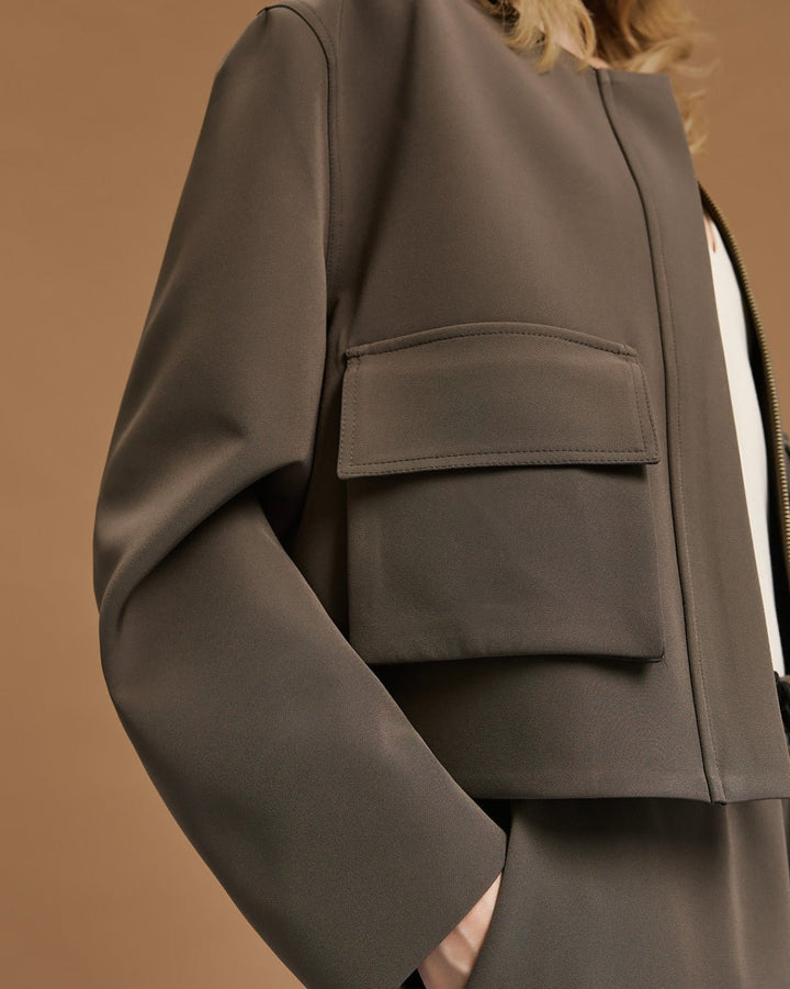 Τζάκετ κοντό με τσέπες Access Fashion