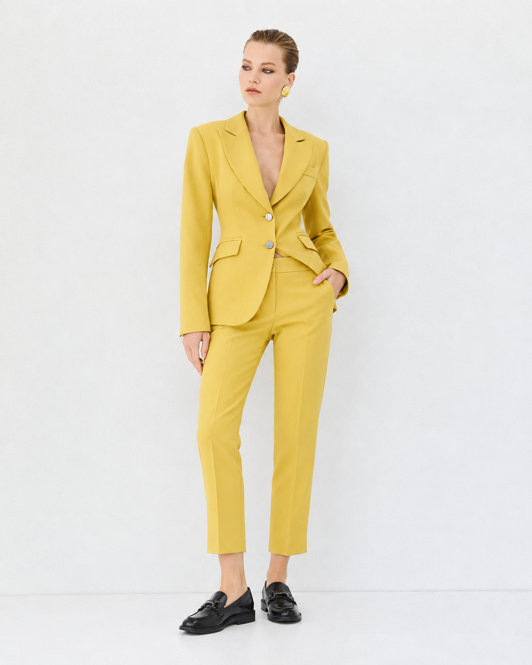Παντελόνι ψηλόμεσο slim-fit Access Fashion