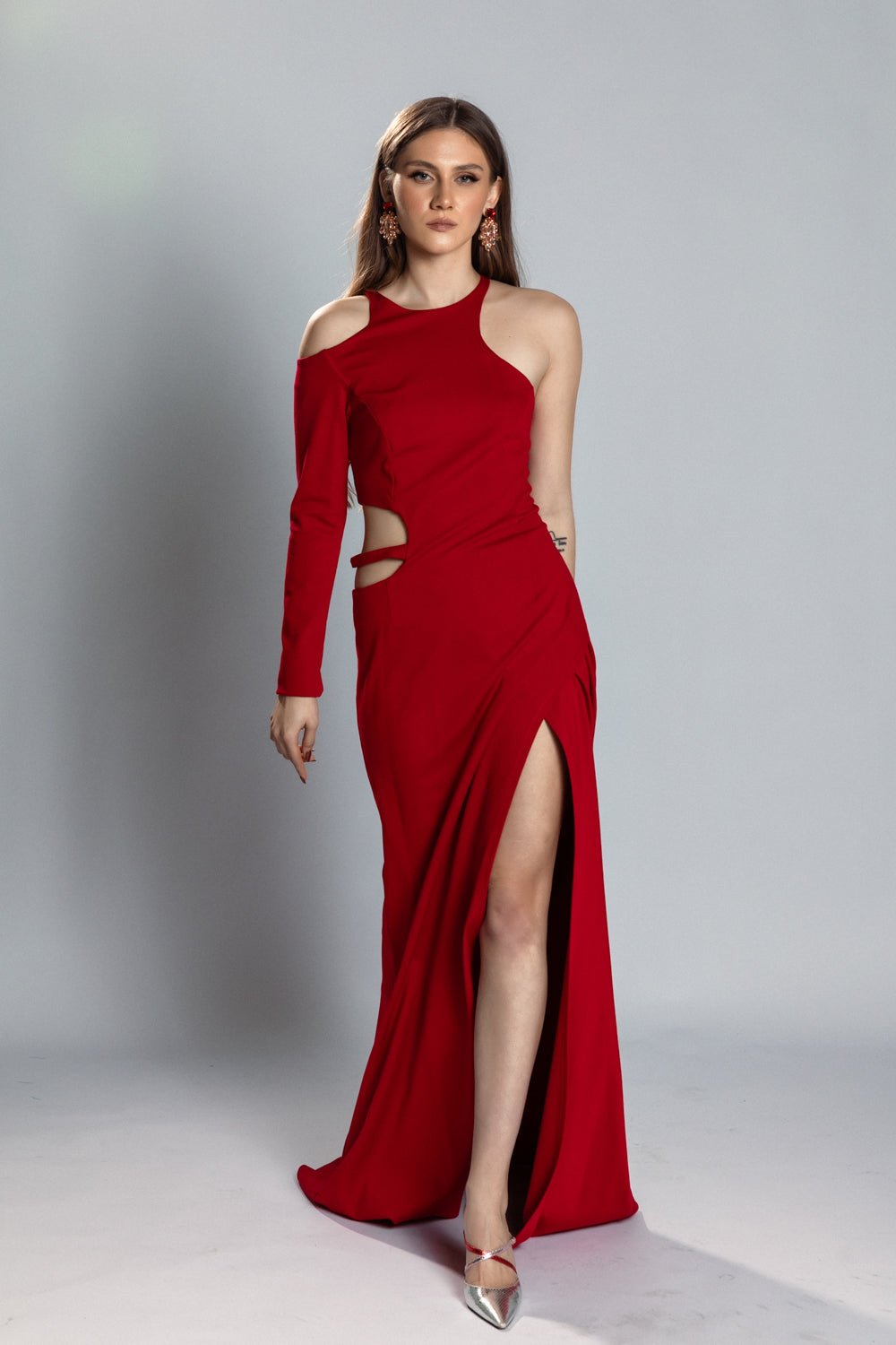Φόρεμα μάξι με ανοίγματα A Collection Boutique - A Collection Boutique