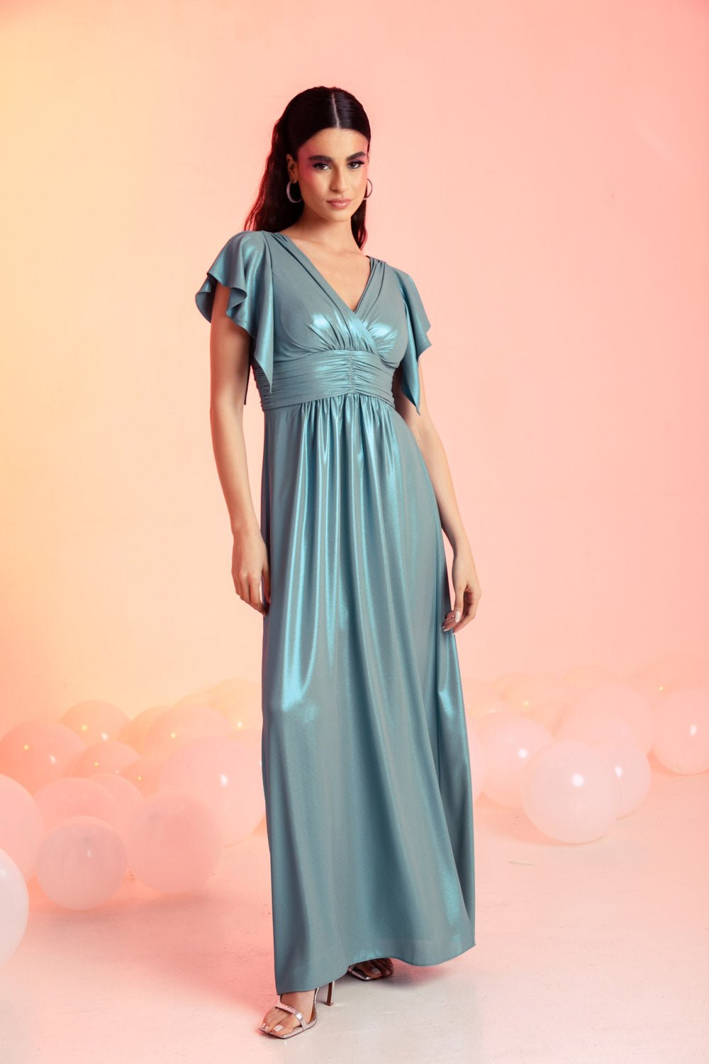 Φόρεμα μάξι μεταλλιζέ Coelia - A Collection Boutique