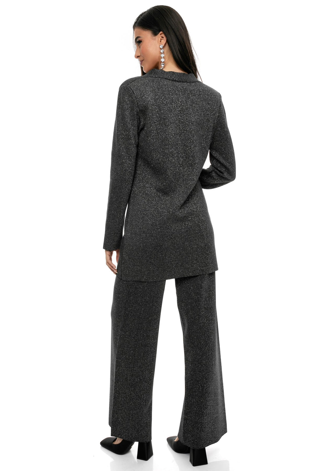 Κοστούμι με lurex νήμα πλεκτό Aggel Knitwear - A Collection Boutique