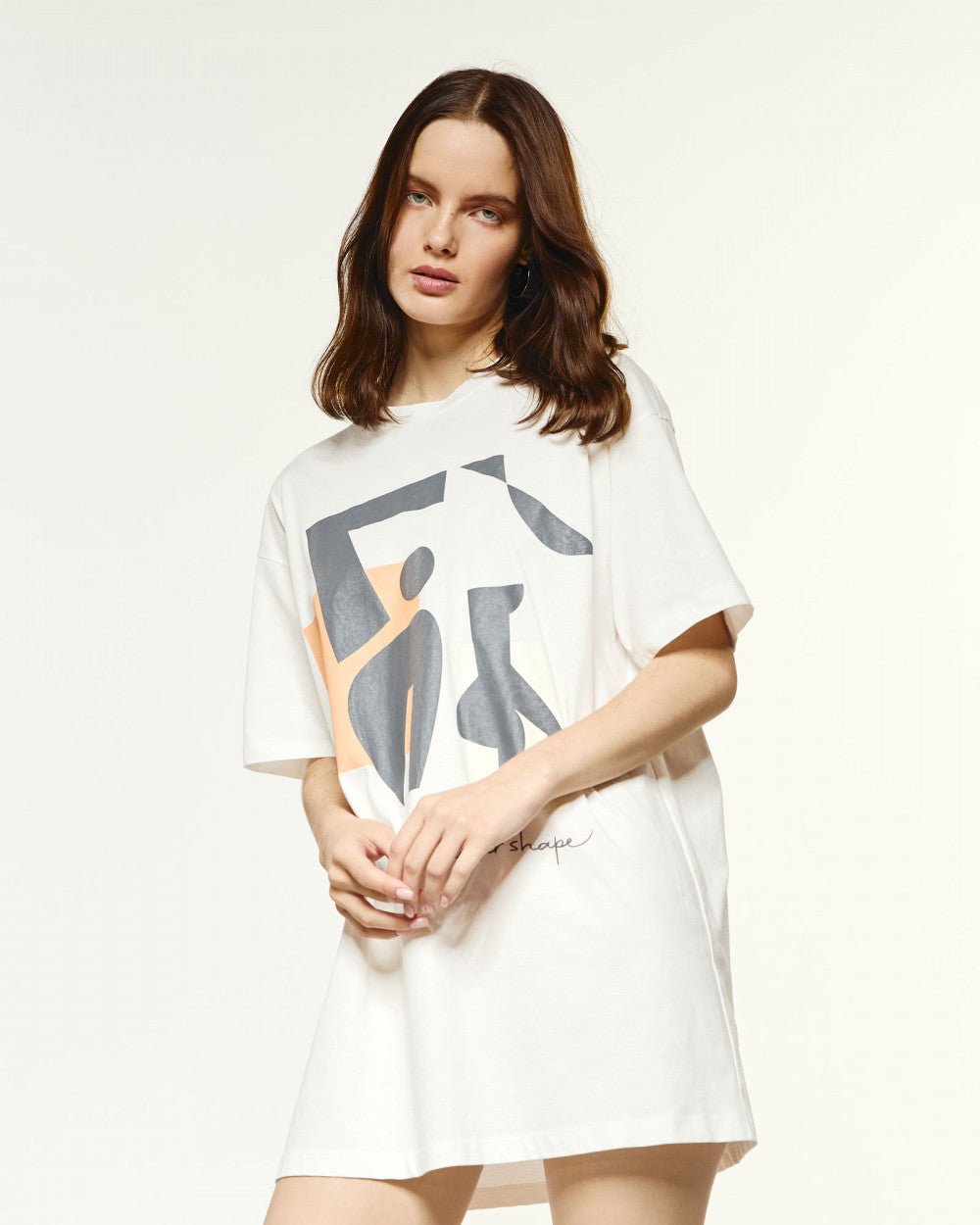 Μπλούζα t-shirt μακριά embrace your shape Access Fashion - A Collection Boutique