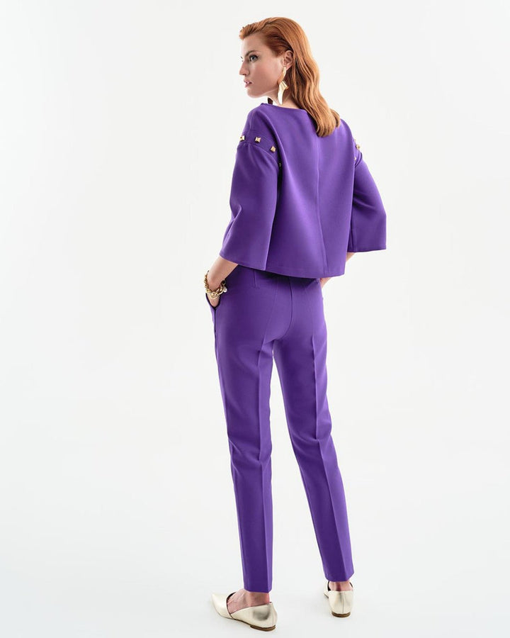 Παντελόνι ίσιο με τρουκ στο ζωνάρι Access Fashion - A Collection Boutique