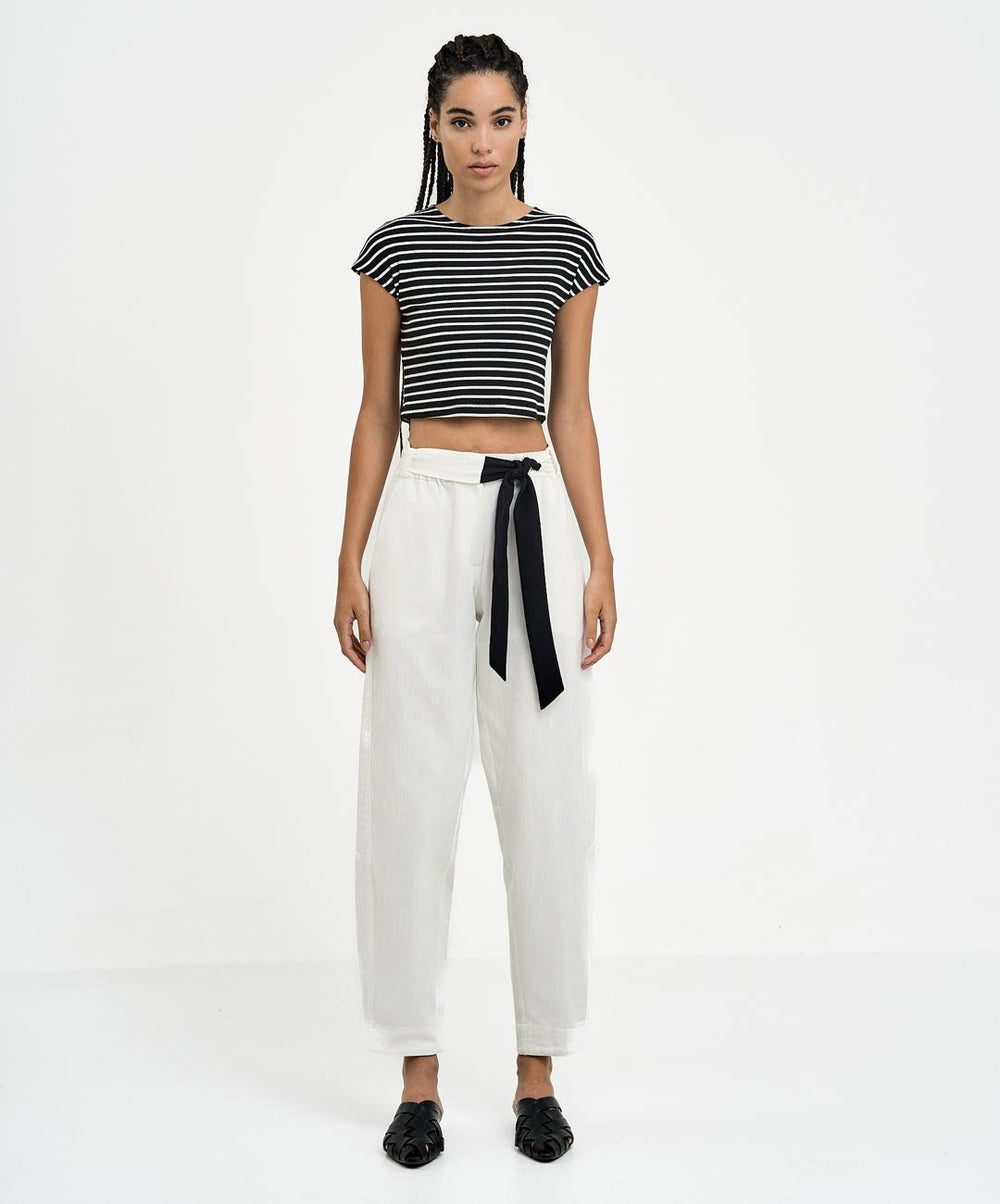 Παντελόνι slouchy με ζώνη Access Fashion